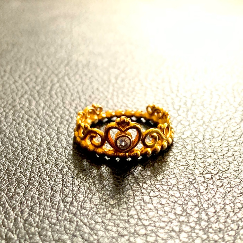 Pandora Rose Gold Princess Ring Size 6